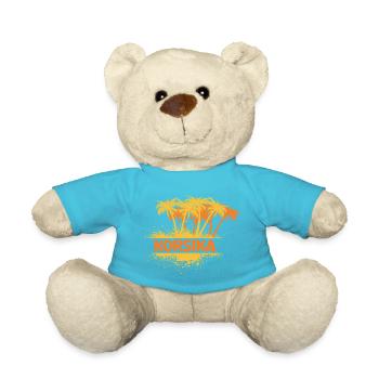 Korsika als Sonne - Teddy - Atollblau - Vorne
