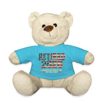 Rente 2026 – dafür habe ich mein ganzes Leben gear - Teddy - Atollblau - Vorne