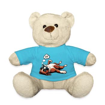 Boxer Boxer Porte-boxeurs Boxer Chien Boxer Propriétaire de boxer Fan boxer - Nounours - bleu outremer - Devant