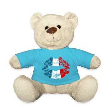 Frankreich France Lippenstift  Frankreich Farben  - Teddy - Atollblau - Vorne