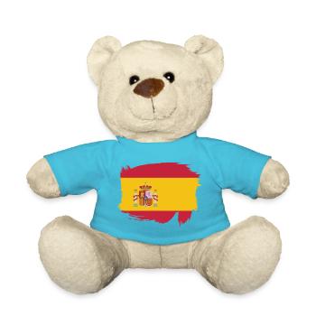 SPANIEN SPAIN España EUROPA SPANISCHE SPORT FAN - Teddy - Atollblau - Vorne
