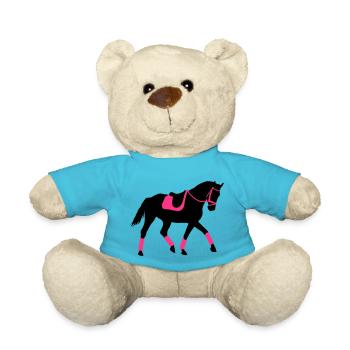 Dressage, Dressage Rider, Horse - Teddy Bear - atoll blue - Front