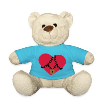 locked_heart - Nounours - bleu outremer - Devant
