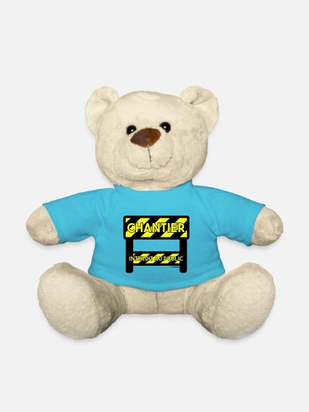 Work in progress - Teddy Bear - atoll blue