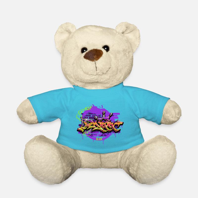 Graffiti - Teddy Bear - atoll blue