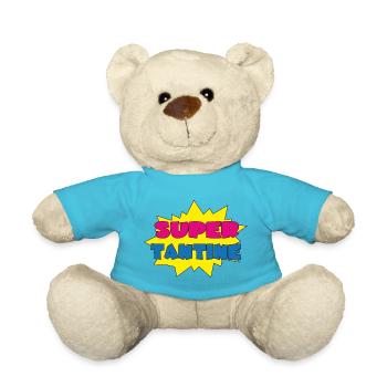 Super TANTINE - Teddy Bear - atoll blue - Front