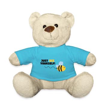 Abeille toi-même - Nounours - bleu outremer - Devant