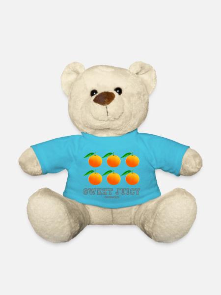 Oranges, Orange, Oranges juteuses, Fruits, Oranges douces - Nounours - bleu outremer
