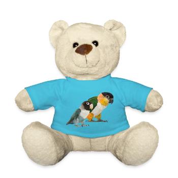 Caique und Agapornis - Teddy - Atollblau - Vorne