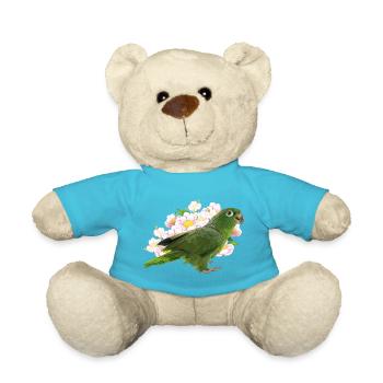 Papagei Blaue Krone - Teddy - Atollblau - Vorne