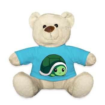 littel cute bébé Turtle - Nounours - bleu outremer - Devant