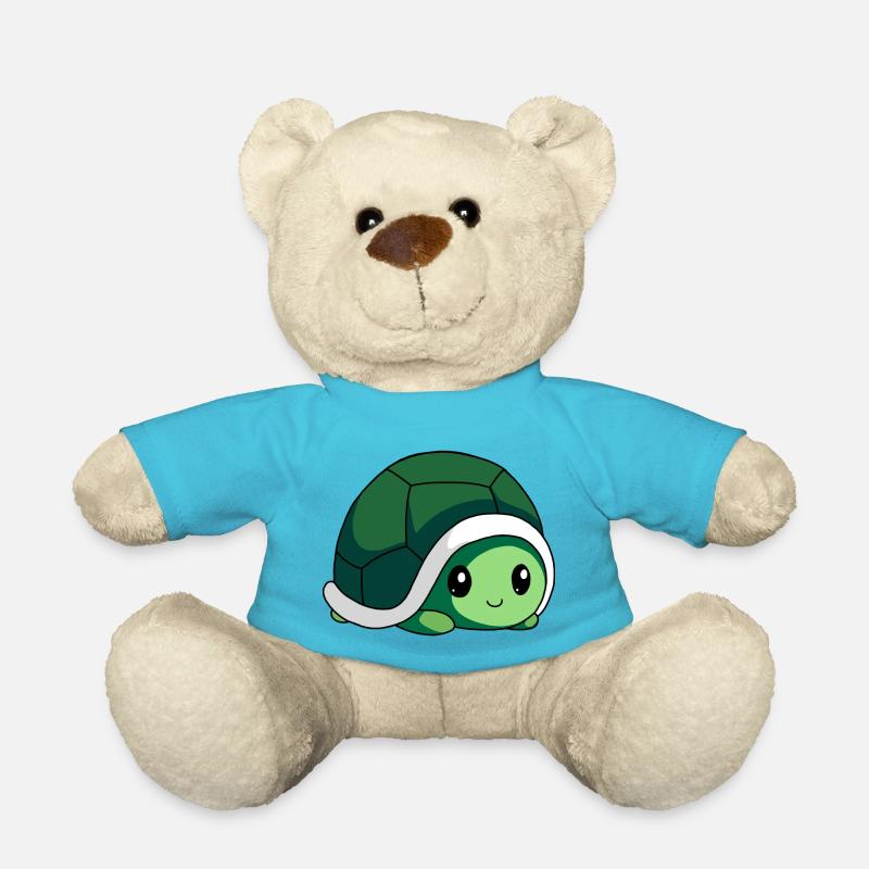 littel cute baby Turtle - Teddy - Atollblau