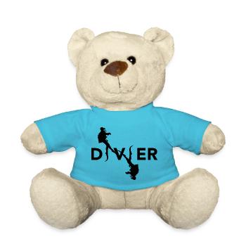 Plongeur Taucher - Nounours - bleu outremer - Devant