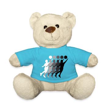 FistballEr Silhouette Fistball Transition - Teddy Bear - atoll blue - Front