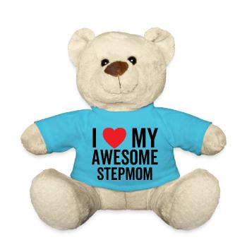 Ich liebe meine tolle Stiefmutter - Teddy - Atollblau - Vorne