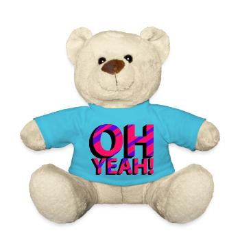 OH YES! - Teddy Bear - atoll blue - Front