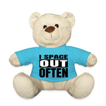 amateurs d’astronomie anniversaire bday cadeau d’anniversaire - Nounours - bleu outremer - Devant