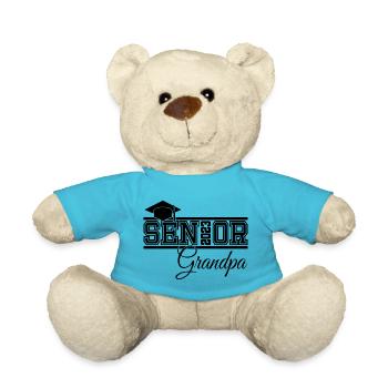 Senior 2023 Opa stolzer Opa von Absolventen - Teddy - Atollblau - Vorne