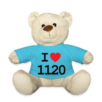 I love 1120 - Ich liebe Meidling Shirt - Teddy - Atollblau - Vorne