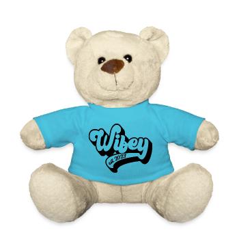 2023 Verlobung Brautdusche Hochzeit - Teddy - Atollblau - Vorne