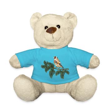 Oiseau coloré - Nounours - bleu outremer - Devant