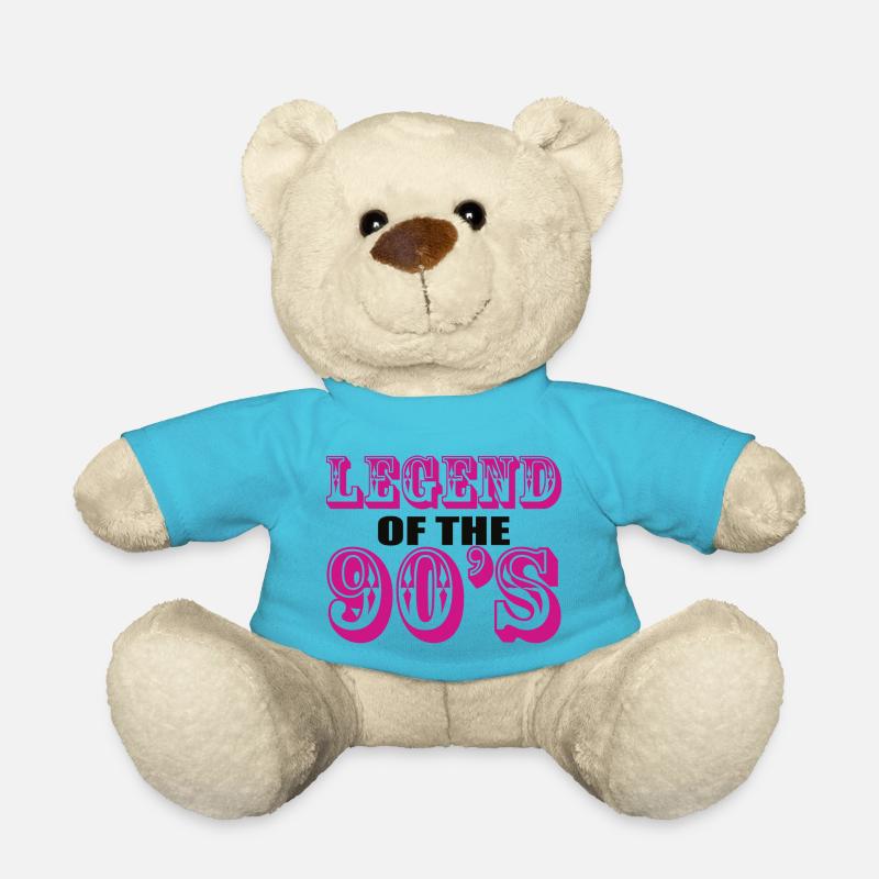 1990iger Sprüche 90s Geschenksidee - Teddy - Atollblau