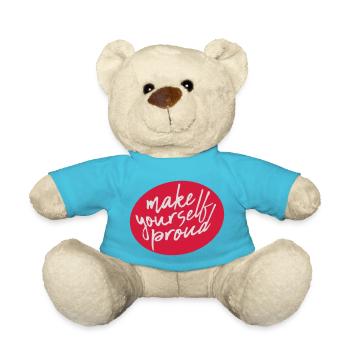 make yourself proud Zitat - Teddy - Atollblau - Vorne
