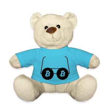 Crypto Bitcoin Trading - Nounours - bleu outremer - Devant