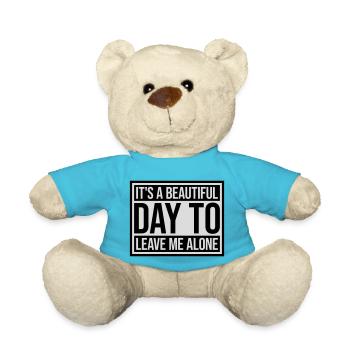 leave me alone day - Teddy - Atollblau - Vorne