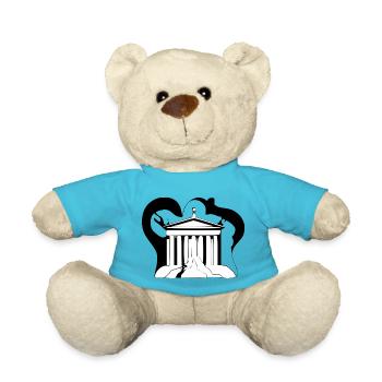 Griechischer Tempel - Teddy - Atollblau - Vorne