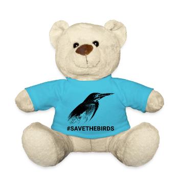 Wächter der Natur #Grünreiher #savethebirds - Teddy - Atollblau - Vorne