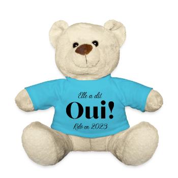 Elle a dit oui en 2023 - Nounours - bleu outremer - Devant