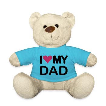 I love my Dad - Teddy - Atollblau - Vorne