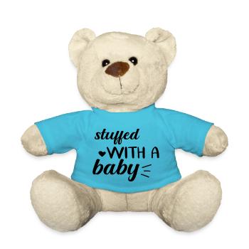Stuffed With A Baby - Teddy - Atollblau - Vorne