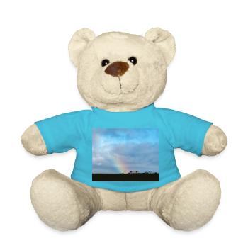 The tree of life next to the construction trailer - Teddy Bear - atoll blue - Front
