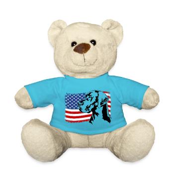 Dogue Allemand Drapeau Chiens Wilsigns - Nounours - bleu outremer - Devant
