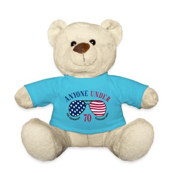 Tous les moins de 70 ans pour le président 2024 - Nounours - bleu outremer - Devant
