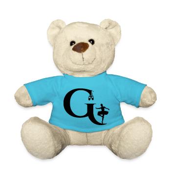 Letter g ballerina - Teddy Bear - atoll blue - Front