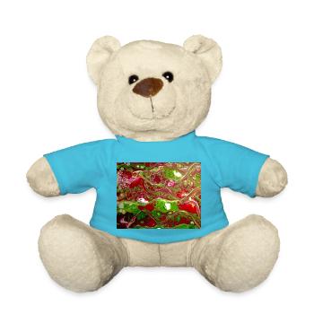 Christmas flurry - Teddy Bear - atoll blue - Front