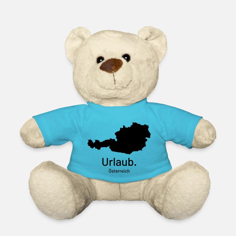 Österreich. Urlaub. - Teddy - Atollblau