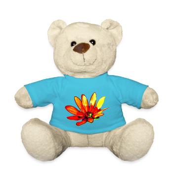 Flower, A730948 1 - Teddy Bear - atoll blue - Front
