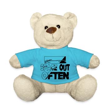 physics christmas birthday present present idea - Teddy Bear - atoll blue - Front