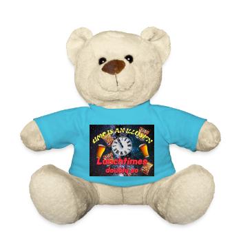 Time is an illusion - Teddy Bear - atoll blue - Front