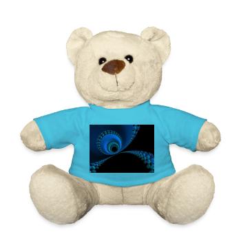 Abstraction - Teddy Bear - atoll blue - Front