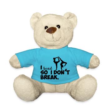 Yoga Meditation Spa Namaste - Teddy Bear - atoll blue - Front