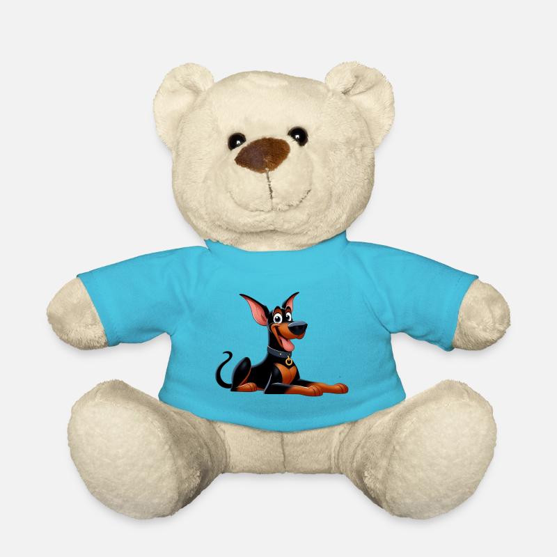 doberman - Nounours - bleu outremer