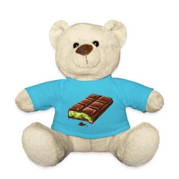 Dubaï Chocolat Pistaches Pistache Crème Chocolat - Nounours - bleu outremer - Devant