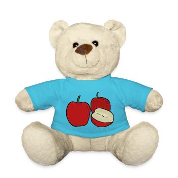 Delicious Red Fruit - Teddy Bear - atoll blue - Front