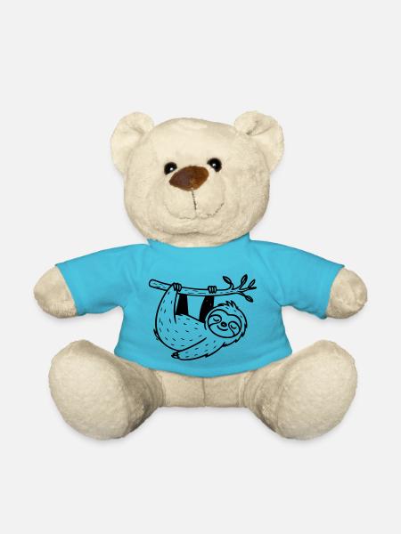 Sloth - Teddy Bear - atoll blue