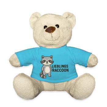 FAVORITE RACCOON - Teddy Bear - atoll blue - Front